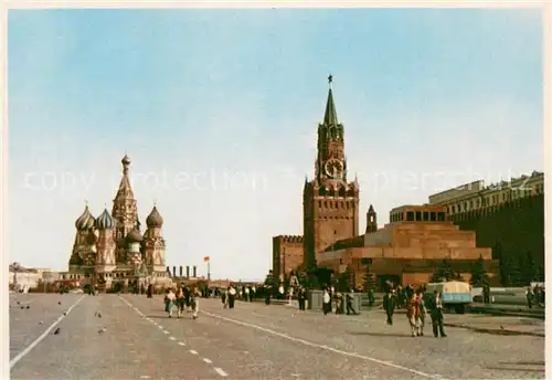 AK / Ansichtskarte Moskau_Moscou Roter Platz Moskau Moscou