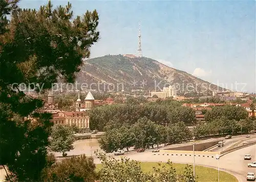 AK / Ansichtskarte Tbilisi_Tiflis_Georgia Blick von alte Stadt 