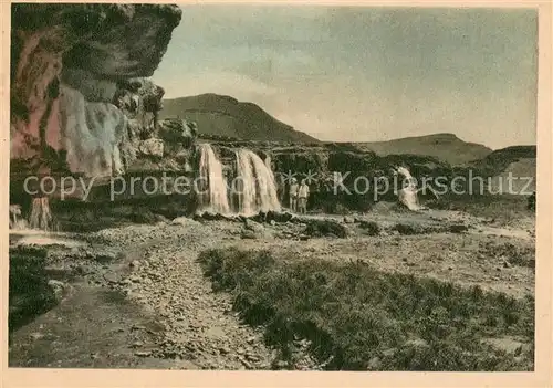 AK / Ansichtskarte Kislovodsk Wasserfall bei berg Lermantova Kislovodsk