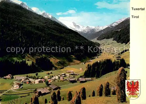 AK / Ansichtskarte Lanersbach_Mayrhofen_Zillertal Panorama Tuxertal Schmittenberg Tuxerkees Zillertaler Alpen 