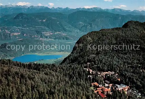 AK / Ansichtskarte Mendelpass_Passo_della_Mendola_IT mit Kalterersee und Dolomiten 