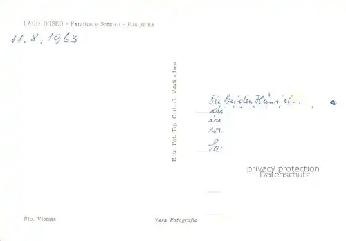 AK / Ansichtskarte Sarnico_Lombardia e Paratico Lago d Iseo Sarnico Lombardia