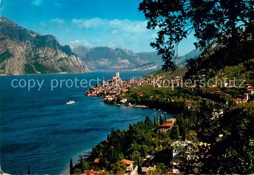 AK / Ansichtskarte Malcesine_Lago_di_Garda Panorama Gardasee Alpen Malcesine_Lago_di_Garda