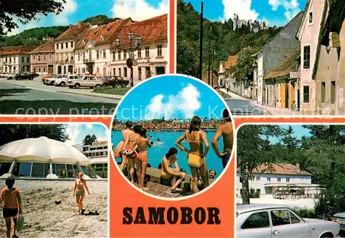 AK / Ansichtskarte Samobor_Croatia Teilansichten Hotel Freibad 