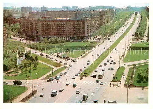 AK / Ansichtskarte Moskau_Moscou Leninskej Allee Moskau Moscou