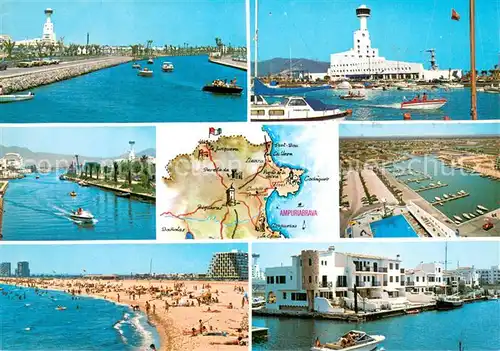 AK / Ansichtskarte Ampuriabrava_ES Diversas vistas 