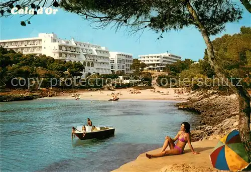 AK / Ansichtskarte Cala_d_Or Bucht Strand Hotels Cala_d_Or
