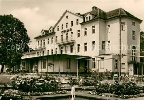 AK / Ansichtskarte Bad_Lausick Kurhaus mit Kliniksanatorium Bad_Lausick