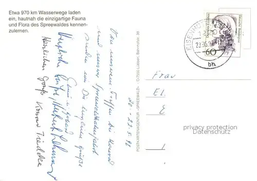 AK / Ansichtskarte Luebben_Spreewald Paradies fuer Wasserwanderer Spreewaldhaus Luebben Spreewald