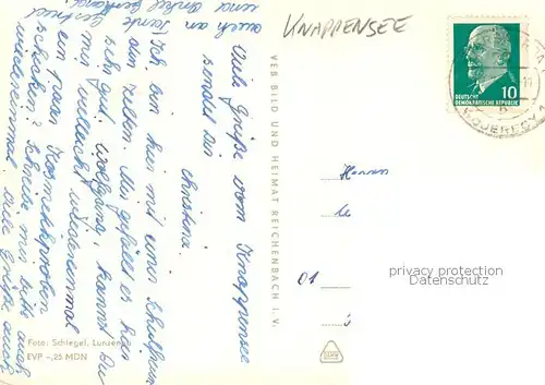 AK / Ansichtskarte Knappensee_Oberlausitz Badespass am See Campingplatz Wachtturm Knappensee_Oberlausitz