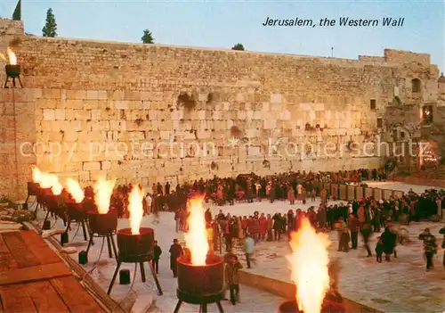 AK / Ansichtskarte Jerusalem_Yerushalayim The Western Wall Jerusalem_Yerushalayim
