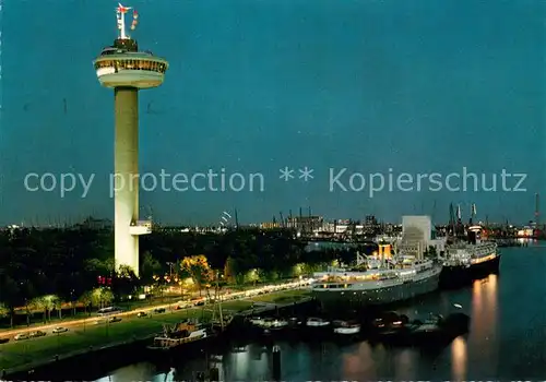 AK / Ansichtskarte Rotterdam Euromast met gezicht op Parkhaven Rotterdam