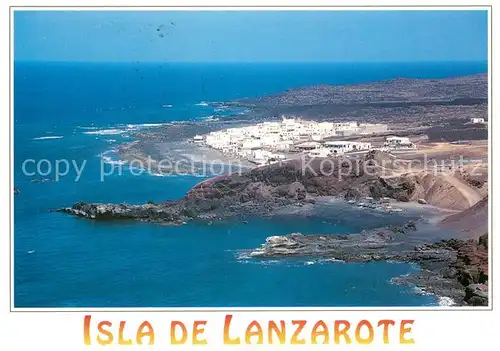 AK / Ansichtskarte Lanzarote_Kanarische Inseln_ES Vista Pueblo el Golfo 