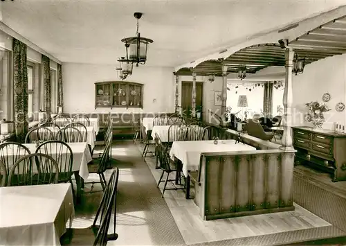 AK / Ansichtskarte Todtnau Hotel Waldeck Gaststube Todtnau