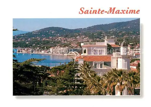 AK / Ansichtskarte Sainte Maxime sur Mer_83 La ville vue depuis Les Tourelles 