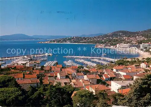 AK / Ansichtskarte Sainte Maxime sur Mer_83 La ville vue depuis Les Tourelles 