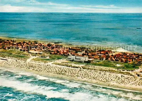 AK / Ansichtskarte Juist_Nordseebad Fliegeraufnahme Juist_Nordseebad