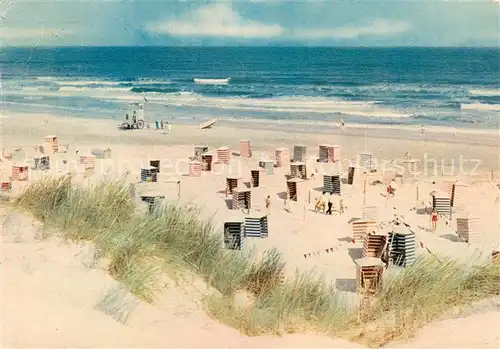 AK / Ansichtskarte Juist_Nordseebad Duenen und Badestrand Juist_Nordseebad