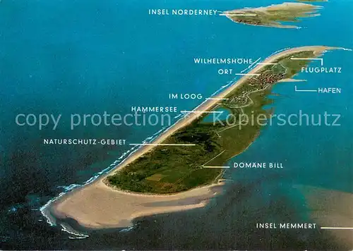AK / Ansichtskarte Juist_Nordseebad Fliegeraufnahme mit Insel Norderney Juist_Nordseebad