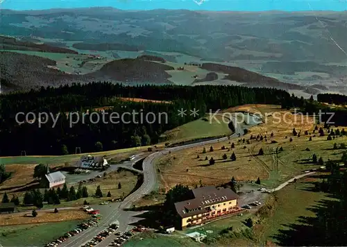 AK / Ansichtskarte Kandel_Breisgau Fliegeraufnahme mit Berghotel Kandel Kandel Breisgau