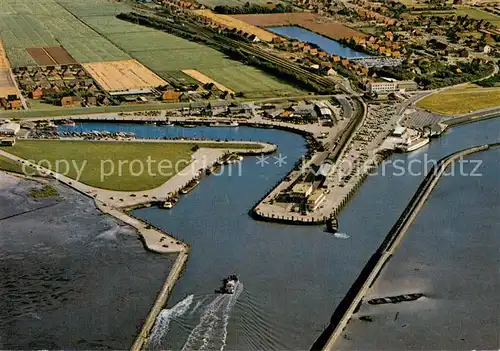 AK / Ansichtskarte Norddeich__Norden_Nordseebad Mole Fliegeraufnahme 