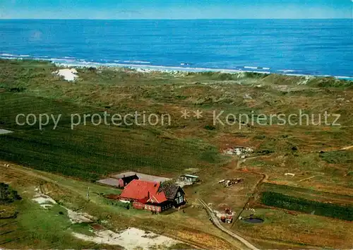 AK / Ansichtskarte Juist_Nordseebad Fliegeraufnahme mit Domaene Bill Juist_Nordseebad