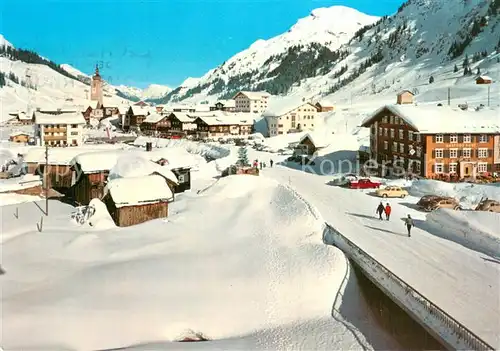 AK / Ansichtskarte Lech_Vorarlberg Ortspartie Lech Vorarlberg