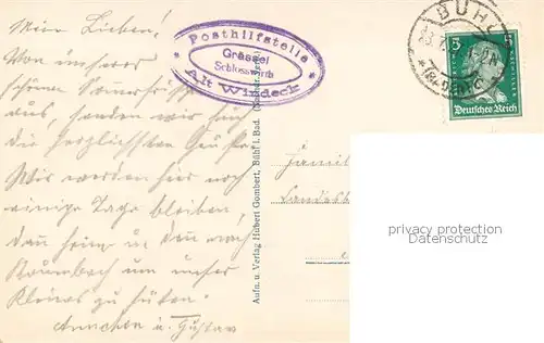 AK / Ansichtskarte Windeck_Hinterzarten Burg Alt Windeck Windeck Hinterzarten