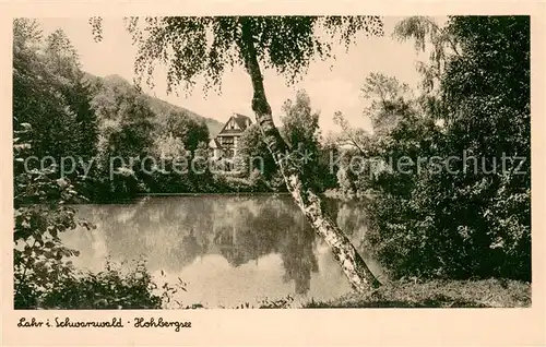 AK / Ansichtskarte Lahr_Baden Hohbergsee Lahr_Baden