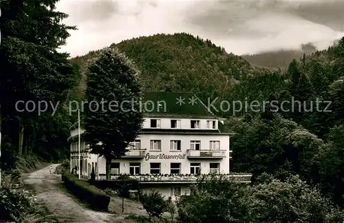 AK / Ansichtskarte Allerheiligen_Oppenau Haus Wasserfall Allerheiligen_Oppenau