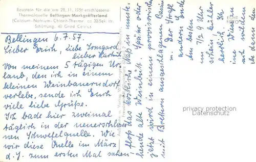 AK / Ansichtskarte Bad_Bellingen n
Thermalquelle Bad_Bellingen