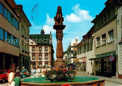 AK / Ansichtskarte Offenburg Fischmarkt Brunnen Offenburg