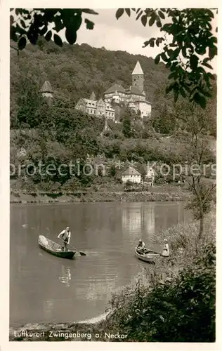 AK / Ansichtskarte Zwingenberg_Neckar Partie am Neckar Zwingenberg Neckar