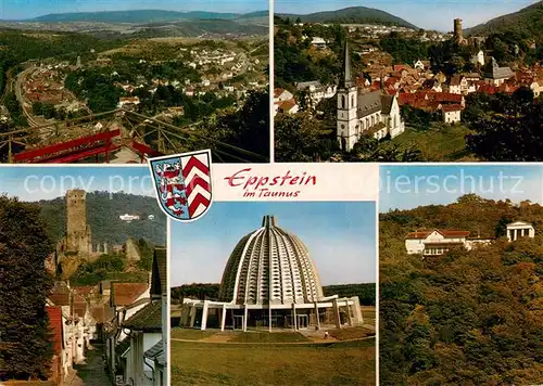 AK / Ansichtskarte Eppstein_Taunus Fliegeraufnahmen Burg Halle Eppstein_Taunus