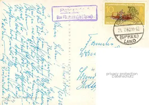 AK / Ansichtskarte Bad_Saarow Seepartien Sanatorium Bad_Saarow