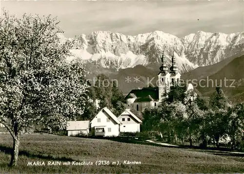 AK / Ansichtskarte Maria_Rain_Kaernten mit Koschuta Maria_Rain_Kaernten