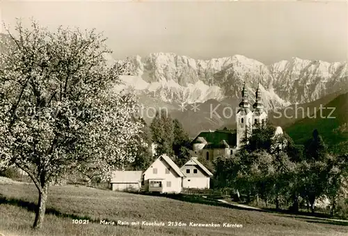 AK / Ansichtskarte Maria_Rain_Kaernten mit Koschuta Maria_Rain_Kaernten