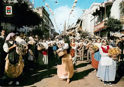 AK / Ansichtskarte Teror_Gran_Canaria_ES Ofrenda a la Virgen 