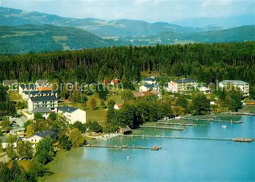 AK / Ansichtskarte Klopeinersee_Kaernten_AT Fliegeraufnahme 