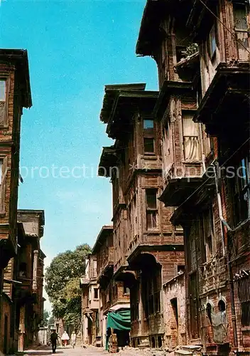 AK / Ansichtskarte Istanbul_Constantinopel_TK Une vue de lanciennes maisons de Istanbul 