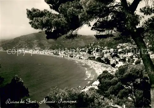 AK / Ansichtskarte Alassio_Liguria_IT Panorama 