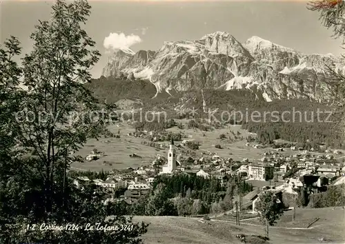 AK / Ansichtskarte Cortina_d_Ampezzo Panorama et le Tofane Cortina_d_Ampezzo