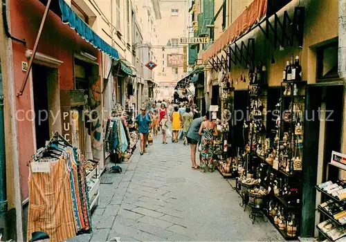 AK / Ansichtskarte Alassio_Liguria_IT Via Brennero Souvenirs Ladengeschaefte 