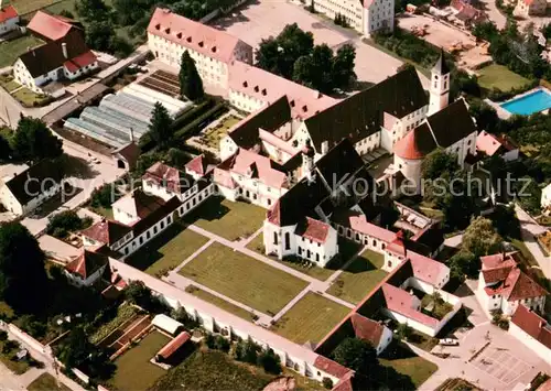 AK / Ansichtskarte Buxheim_Oberbayern Kartause Fliegeraufnahme Buxheim Oberbayern