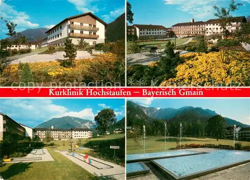 AK / Ansichtskarte Bayerisch_Gmain Kurklinik Hochstaufen der BVA Teilansichten Bayerisch Gmain