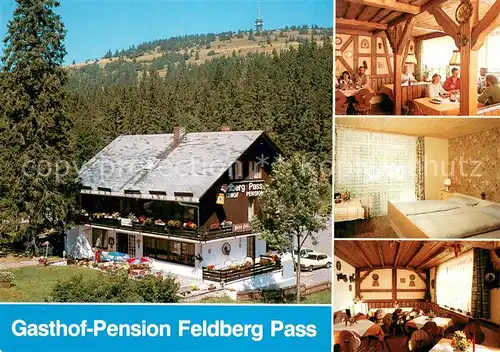 AK / Ansichtskarte Feldberg_1450m_Schwarzwald Gasthof Pension Feldberg Pass 