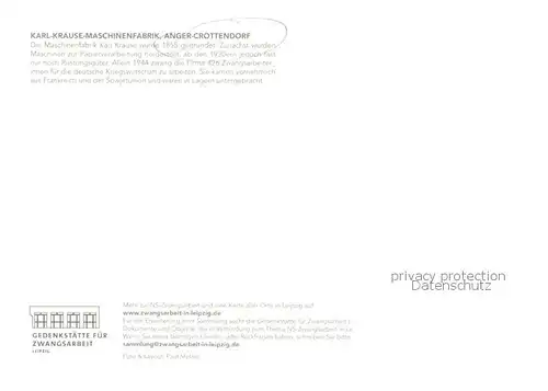 AK / Ansichtskarte Anger Crottendorf_Leipzig Karl Krause Maschinenfabrik 