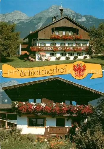 AK / Ansichtskarte Zillertal_Tirol Schleicherhof Zillertal_Tirol