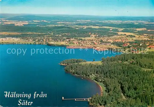 AK / Ansichtskarte Saeter_Dalarna_Sweden Fliegeraufnahme 
