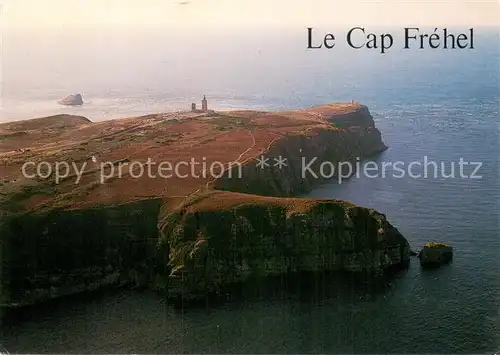 AK / Ansichtskarte Le_Cap_Frehel_Cotes_d_Armor_Bretagne Vue generale aerienne La pointe de Chateau Renard et lAmas du Cap 